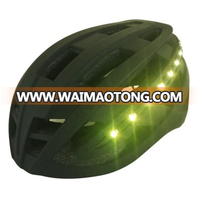 New arrival smart bike helmet with exchangeable LED light and turning signal